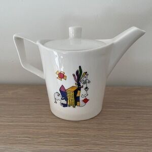 BergHOFF Eclipse Codriez Porcelain Creamer w/ Lid Whimsical F. Aerts Belgium